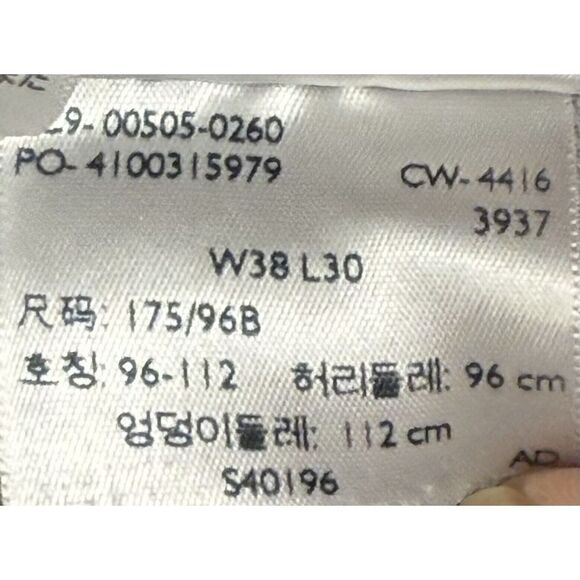 LEVIS BLACK JEAN CLASSIC 505 38x30 REGULAR STRAIGHT 100% COTTON DENIM 00505-0260 - Picture 7 of 7